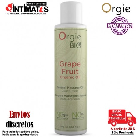 Grape Fruit · Gel intimo organico de pomelo · Orgie , que puedes adquirir en intimates.es "Tu Personal Shopper Erótico"