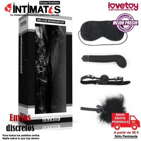 Deluxe Bondaje · Kit de esclavitud de lujo · Lovetoy, que puedes adquirir en intimates.es "Tu Personal Shopper Erótico"