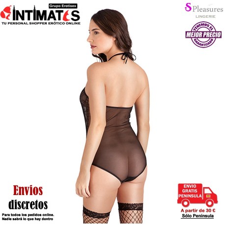 Conjunto negro de 3 piezas - TU · Pleasures Lingerie, que puedes adquirir en intimates.es "Tu Personal Shopper Erótico"