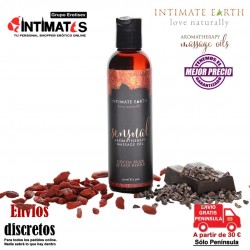 Sensual · Aceite aroma cacao y bayas · Intimate Earth