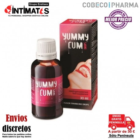 Yummy Cum Drops 30 ml · Mejora e incrementa el sabor del esperma · Cobeco, que puedes adquirir en intimates.es "Tu Personal Shopper Erótico"