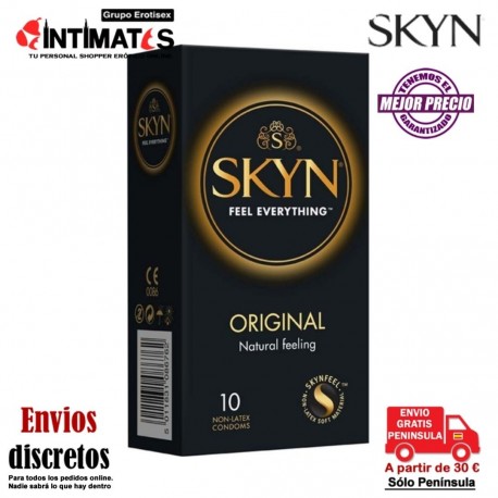 Original 10 uds. · La Sensación de origen natural · Skyn, que puedes adquirir en intimates.es "Tu Personal Shopper Erótico"