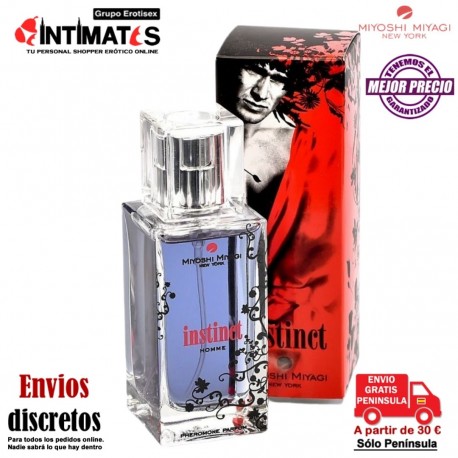 Instinct Men 50 ml · Perfume con feromonas · Miyoshi Miyagi , que puedes adquirir en intimates.es "Tu Personal Shopper Erótico"