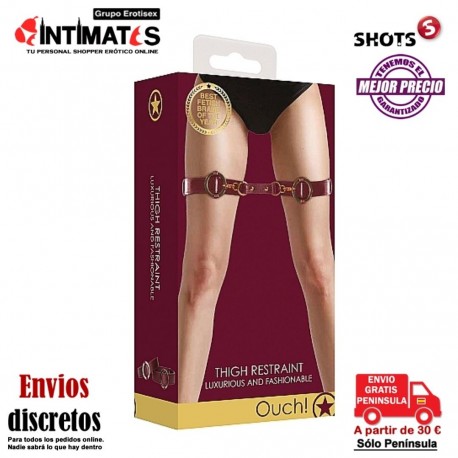 Luxurious and Fashionable Thigh Cuffs - Burgundy · Ouch! Halo, que puedes adquirir en intimates.es "Tu Personal Shopper Erótico"