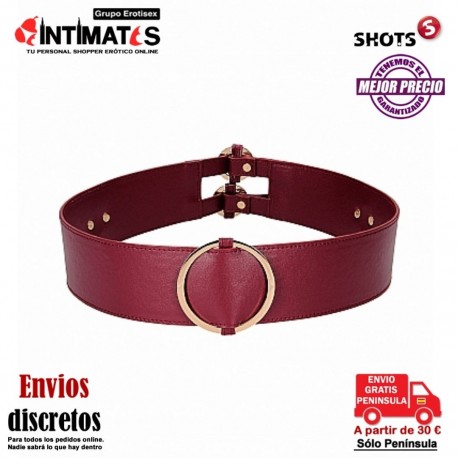 Luxurious and Fashionable Waist Belt L/XL- Burgundy · Ouch! Halo, que puedes adquirir en intimates.es "Tu Personal Shopper Erótico"