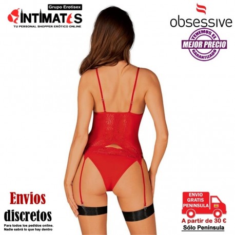 Diyosa · Hermoso corsé y bragas a juego · Obsessive , que puedes adquirir en intimates.es "Tu Personal Shopper Erótico"