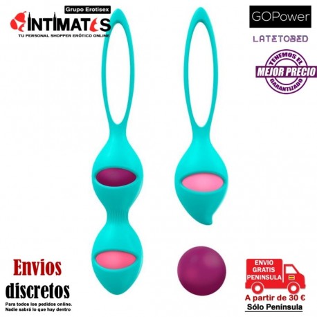 Ceyla · Bolas kegel de silicona · GoPower , que puedes adquirir en intimates.es "Tu Personal Shopper Erótico"