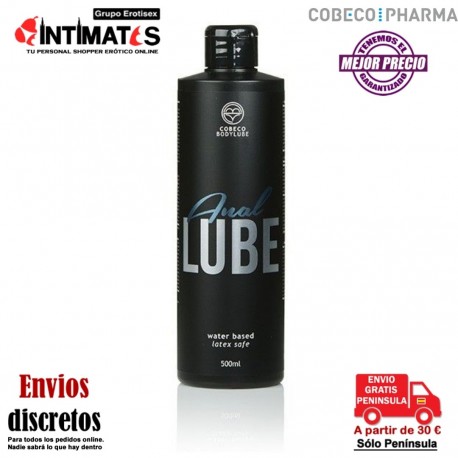 Anal Lube Water Based 500ml · Lubricante íntimo · Cobeco, que puedes adquirir en intimates.es "Tu Personal Shopper Erótico"