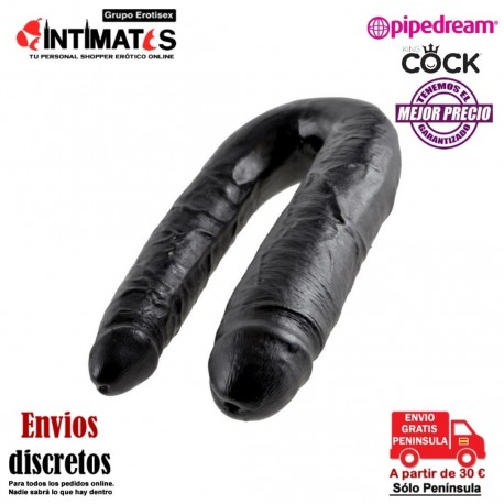 King Cock Black · Dildo doble 444 mm · Pipedream, que puedes adquirir en intimates.es "Tu Personal Shopper Erótico"