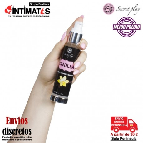 Vainilla · Lubricante 2 en 1 · Secret Play, que puedes adquirir en intimates.es "Tu Personal Shopper Erótico"
