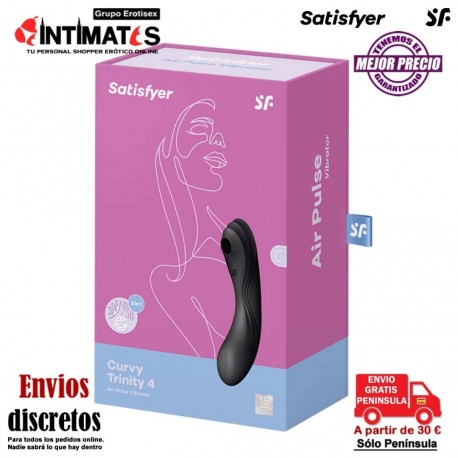 Curvy 4 Trinity · Generador de placer · Satisfyer, que puedes adquirir en intimates.es "Tu Personal Shopper Erótico"