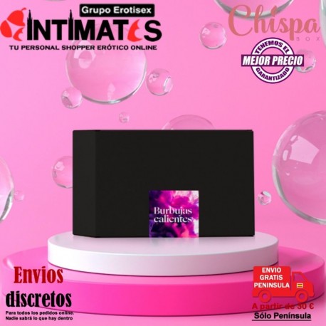 Burbujas calientes · Juego para parejas · ChispaBox, que puedes adquirir en intimates.es "Tu Personal Shopper Erótico"