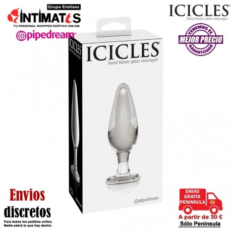 No. 26 · Masajeador de cristal · Icicles, que puedes adquirir en intimates.es "Tu Personal Shopper Erótico" 