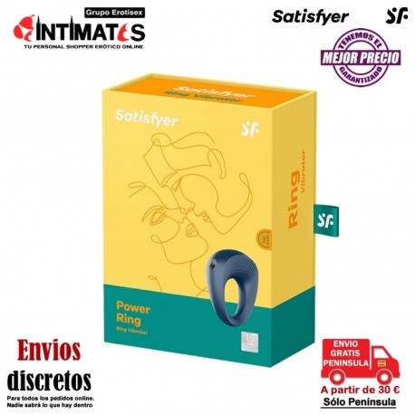 Power Ring · Anillo doble para pene con vibración · Satisfyer, que puedes adquirir en intimates.es "Tu Personal Shopper Erótico"