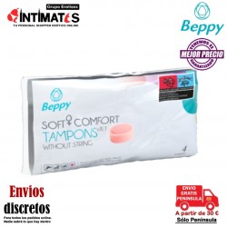 Soft + Comfort Tampons WET (4st.) · Tampones lubricados · Beppy