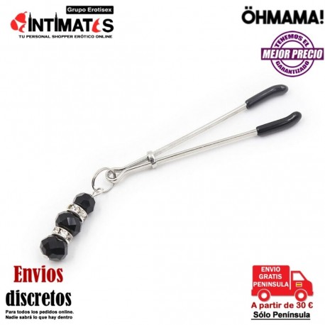 Fetish · Pinzas para los pezones con piedras de cristal · ÖhMama , que puedes adquirir en intimates.es "Tu Personal Shopper Erótico"