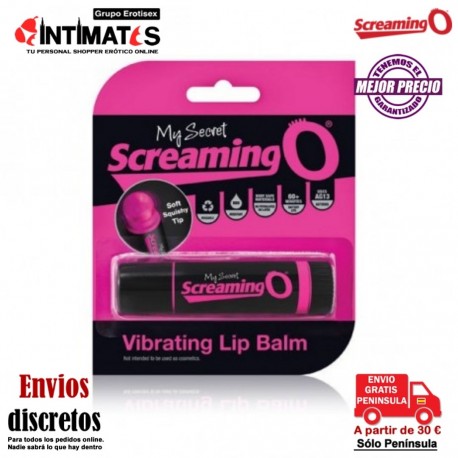 My Secret Vibrating Lip Balm - ScreamingO , que puedes adquirir en intimates.es "Tu Personal Shopper Erótico"