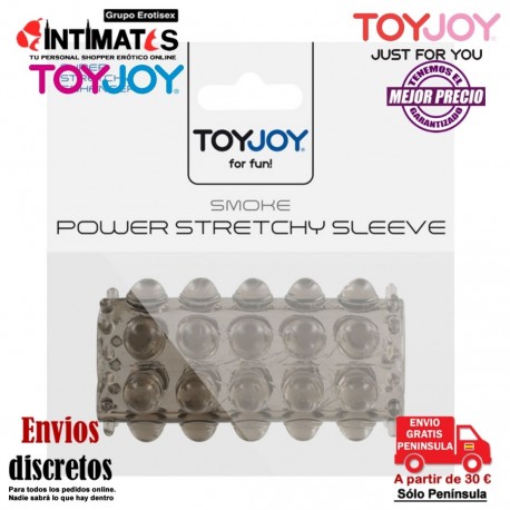 Power Stretchy Sleeve · Funda texturada para el pene · ToyJoy , que puedes adquirir en intimates.es "Tu Personal Shopper Erótico"