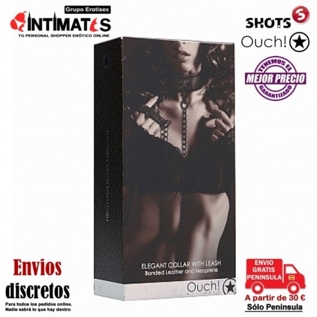 Elegante Collar con Cadena - Gris Titanium · Ouch! , que puedes adquirir en intimates.es "Tu Personal Shopper Erótico"