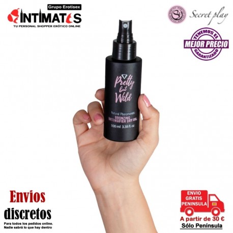 Bronzing Intensifier Dry Oil · Aceite seco intensificador del bronceado · Pretty But Wild