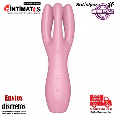 Threesome 3 · Estimulador sensual de clítoris y labios vaginales · Satisfyer , que puedes adquirir en intimates.es "Tu Personal Shopper Erótico"