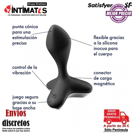 Game Change · Vibrador anal con diseño futurista · Satisfyer , que puedes adquirir en intimates.es "Tu Personal Shopper Erótico"