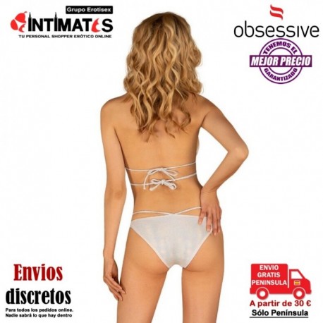 Blancossa · Bikini en color blanco · Obsessive, que puedes adquirir en intimates.es "Tu Personal Shopper Erótico"