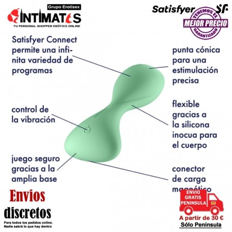 Trendsetter · Plug anal con vibración · Satisfyer, que puedes adquirir en intimates.es "Tu Personal Shopper Erótico"