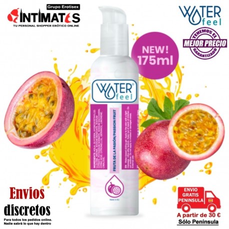 Fruta de la Pasión 175ml · Lubricante basado en agua con aroma · Waterfeel®, que puedes adquirir en intimates.es "Tu Personal Shopper Erótico"