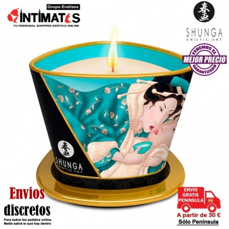 Sensual - Fleurs des îles · Vela de Masaje · Shunga, que puedes adquirir en intimates.es "Tu Personal Shopper Erótico"