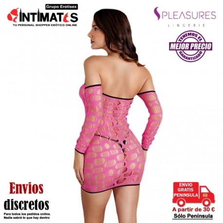 Vestido rosa de red sin tirantas - TU · Pleasures Lingerie , que puedes adquirir en intimates.es "Tu Personal Shopper Erótico"