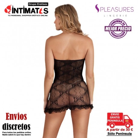 Vestido lacitos negro - TU · Pleasures Lingerie , que puedes adquirir en intimates.es "Tu Personal Shopper Erótico"