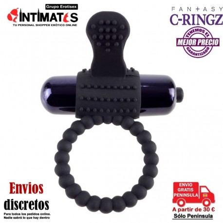 Súper Anillo Vibrador de Silicona - Negro · Fantasy C-Ringz, que puedes adquirir en intimates.es "Tu Personal Shopper Erótico"