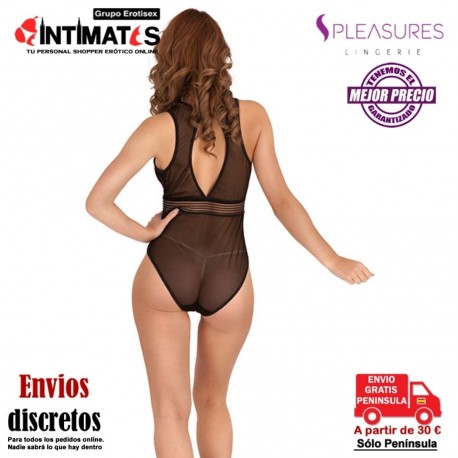 Body floral negro/rojo - TU · Pleasures Lingerie, que puedes adquirir en intimates.es "Tu Personal Shopper Erótico"