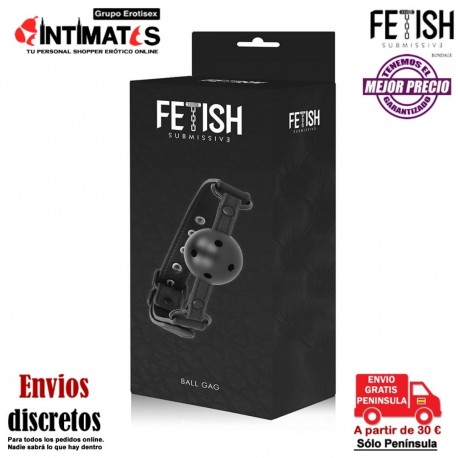Ball Gag · Mordaza transpirable vegana · Fetish Submissive, que puedes adquirir en intimates.es "Tu Personal Shopper Erótico"