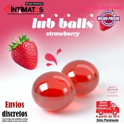 Lub Balls · Bolitas explosivas lubricantes con sabor · Crushious