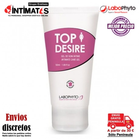 TopDesire ♀ - 50ml. · Gel para mujeres que quieren orgasmos más fuertes · LaboPhyto , que puedes adquirir en intimates.es "Tu Personal Shopper Erótico"