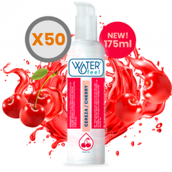 WATERFEEL LUBRICANTE CEREZA 175 ML PACK 50 UDS