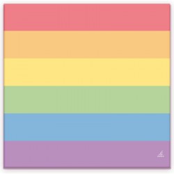 PRIDE - SET 20 SERVILLETAS BANDERA LGBT