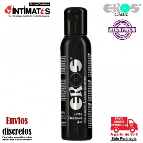 Latex Dressing Aid · Ayuda para vestirte 100ml · EROS , que puedes adquirir en intimates.es "Tu Personal Shopper Erótico"