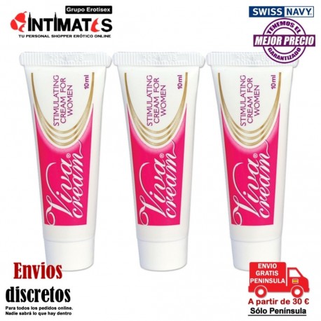 Viva Cream® 10 ml · Estimula y potencia el deseo en la mujer · Swiss Navy, que puedes adquirir en intimates.es "Tu Personal Shopper Erótico"