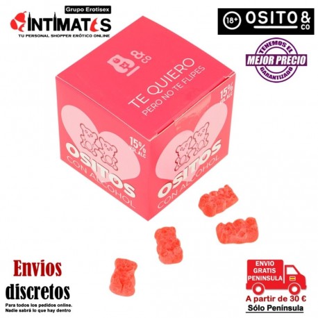 Rose · Ositos con alcohol · Osito&Co , que puedes adquirir en intimates.es "Tu Personal Shopper Erótico"