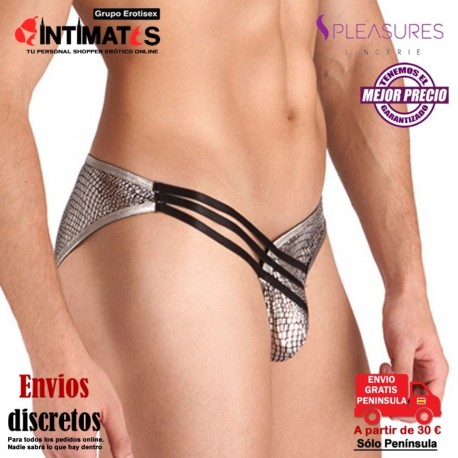 Slip con efecto de piel de serpiente - TU · Pleasures Lingerie, que puedes adquirir en intimates.es "Tu Personal Shopper Erótico"