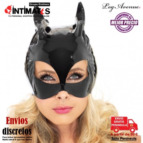 Vinyl Cat Mask · Leg Avenue, que puedes adquirir en intimates.es "Tu Personal Shopper Erótico"