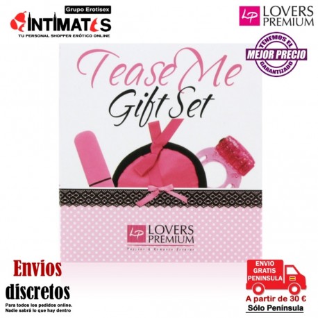 Tease Me Gift · Set Rosa · Lovers Premium, que puedes adquirir en intimates.es "Tu Personal Shopper Erótico"