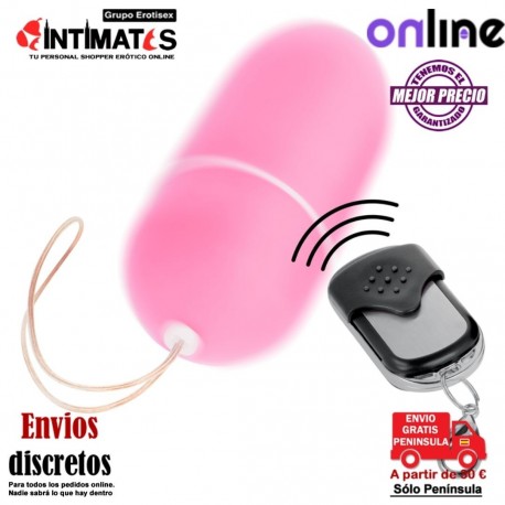 Huevo vibrador con control remoto 80mm · Online, que puedes adquirir en intimates.es "Tu Personal Shopper Erótico"