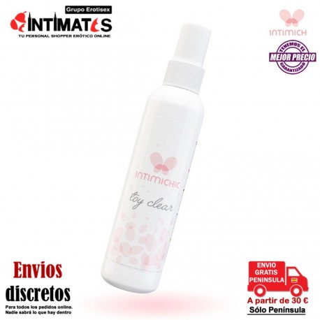 Toy Clear · Limpiador de juguetes · Intimichic , que puedes adquirir en intimates.es "Tu Personal Shopper Erótico"