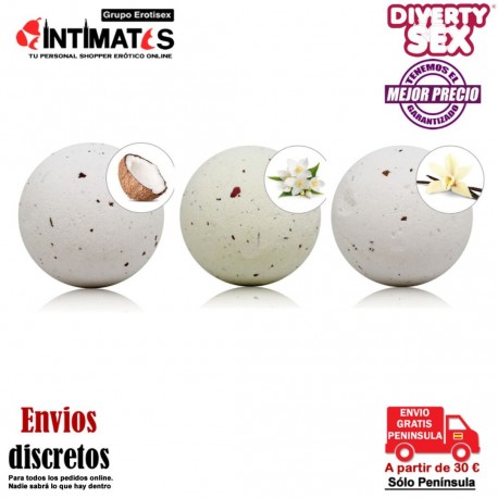Bomba de baño con aroma y pétalos de rosa · Diverty Sex , que puedes adquirir en intimates.es "Tu Personal Shopper Erótico"
