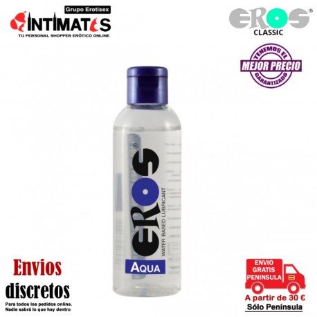 Aqua – Flasche 100 ml · Lubricante a base de agua · Eros , que puedes adquirir en intimates.es "Tu Personal Shopper Erótico"