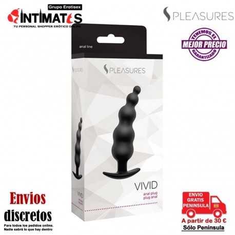 Vivid - Plug anal con bolas graduales · Sinful Pleasures, que puedes adquirir en intimates.es "Tu Personal Shopper Erótico"